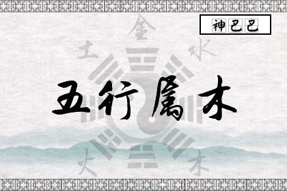 八字大林木五行算命中年命的一种对应戊辰、己巳年