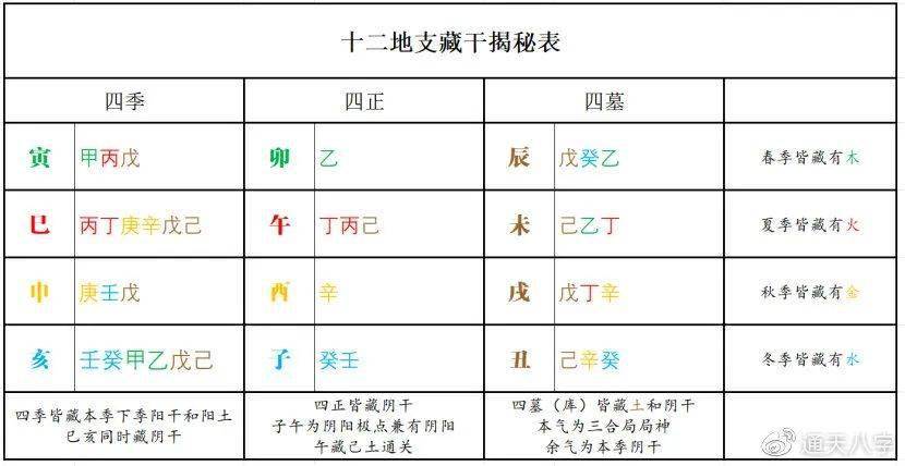 谢咏：八字地支藏干详解，看八字需要看