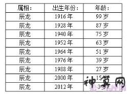 属龙人，2020年实岁32岁，虚岁57岁